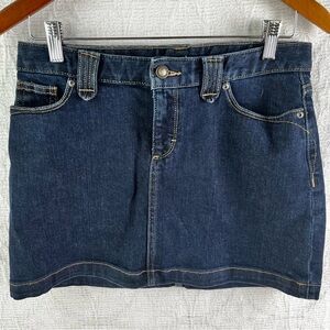 Patagonia Womens 2 Iron Clad Denim Skirt High Rise Classic 5 Pocket Mini Jean
